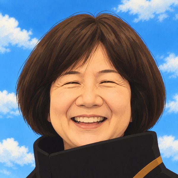 ホストのMari(イラスト)